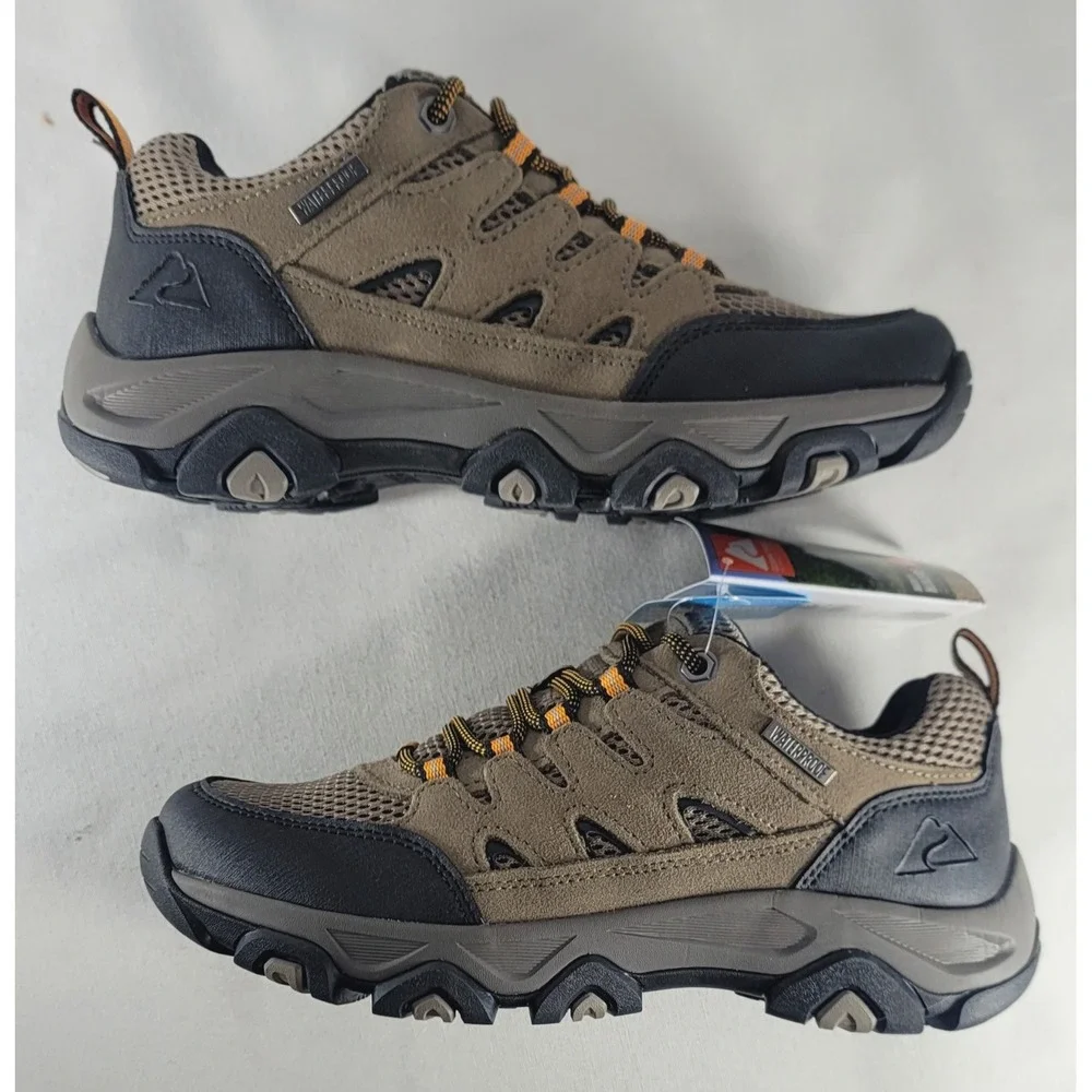 Ozark Trail Taupe Waterproof Lightweight Hiking Shoes Men's Size 7 NEW IN‎ BOX
